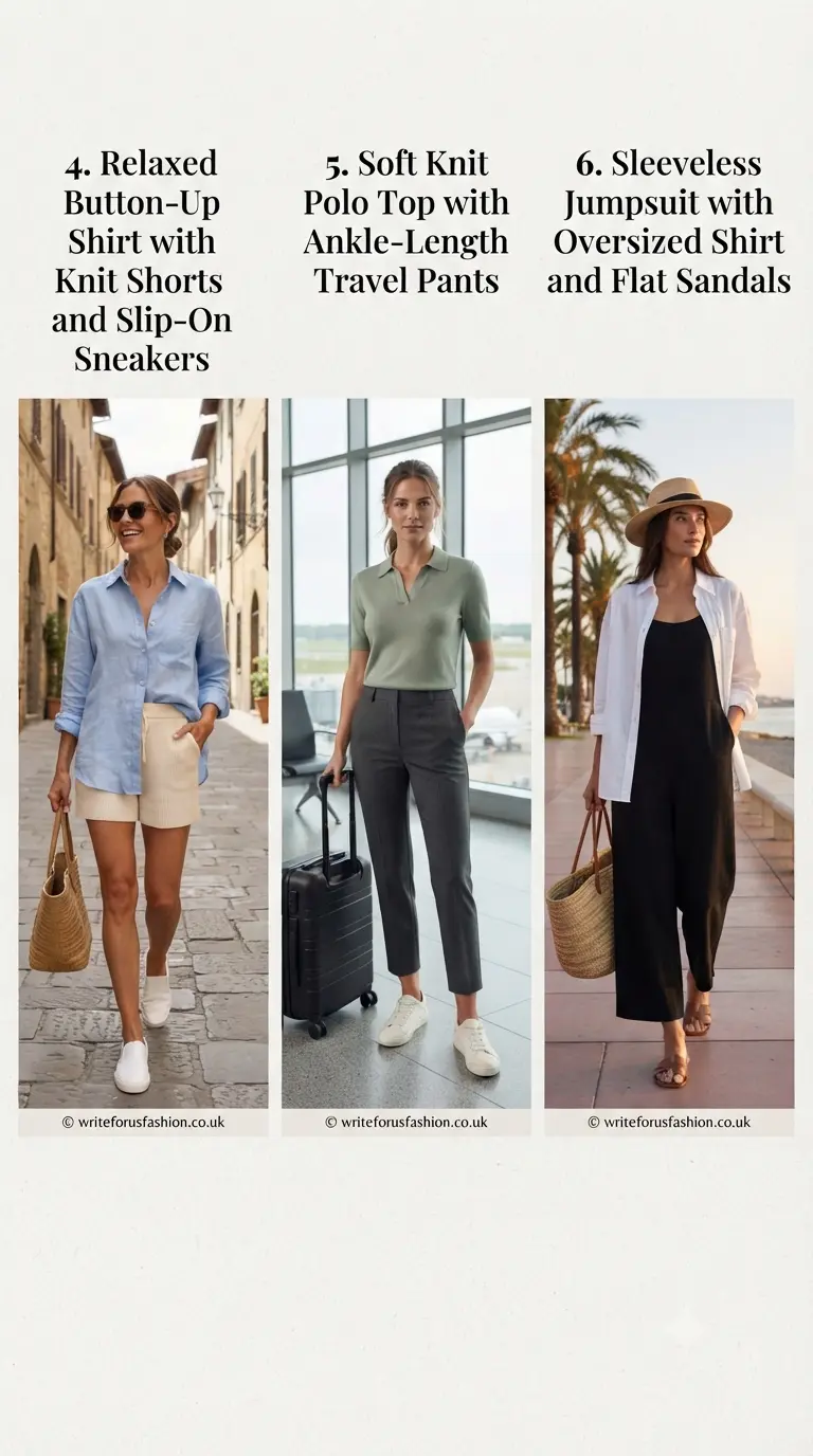 35 Cute Travel Outfit Ideas for Women: Stylish & Airport Ready 3 Travel Outfit Ideas for Women part 2