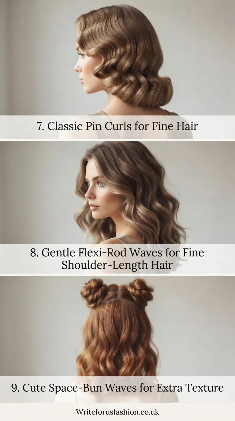 20 Beautiful Heatless Wave Styles for Shoulder-Length Fine Hair 4 Wave Styles for Shoulder-Length Fine Hair part3