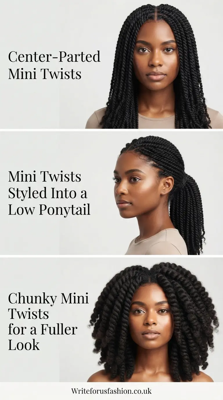 20 Beautiful Mini Twists on 4C Hair Women Will Love to Try 5 Women Mini Twists on 4C Hair part4