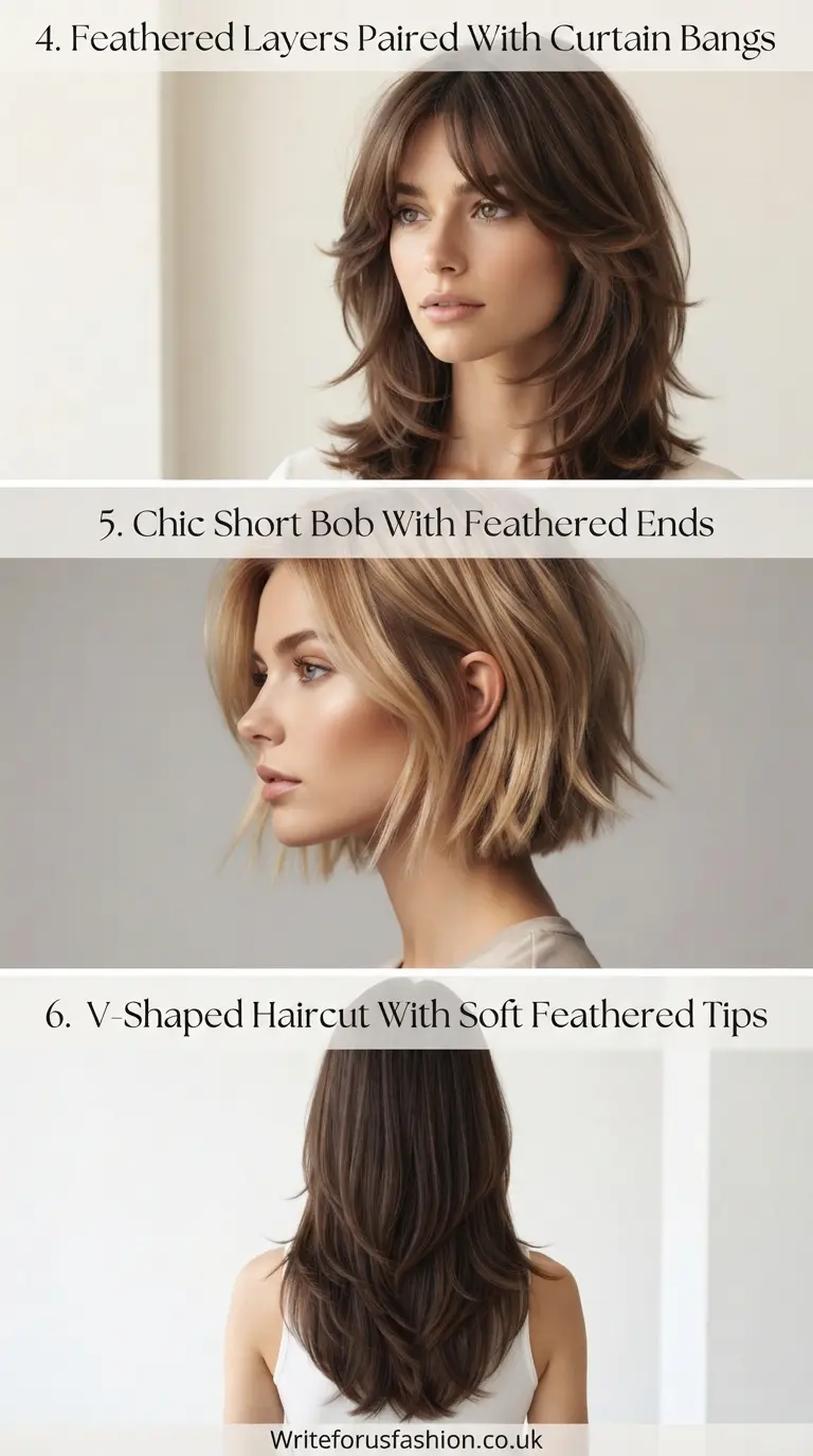 20 Gorgeous Layered Haircuts With Feathered Ends for a Soft, Stylish Look 3 Layered Haircuts With Feathered End part2