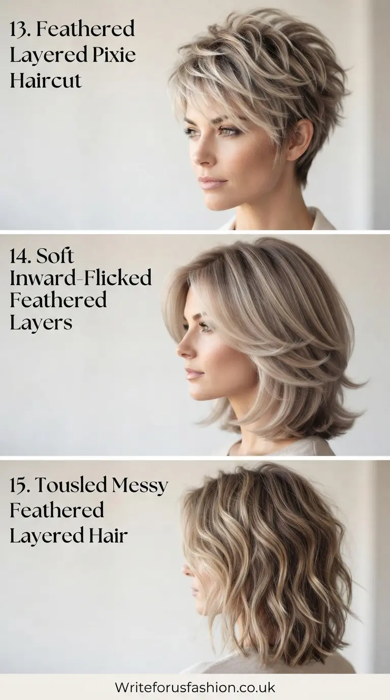 20 Gorgeous Layered Haircuts With Feathered Ends for a Soft, Stylish Look 6 Layered Haircuts With Feathered End part5