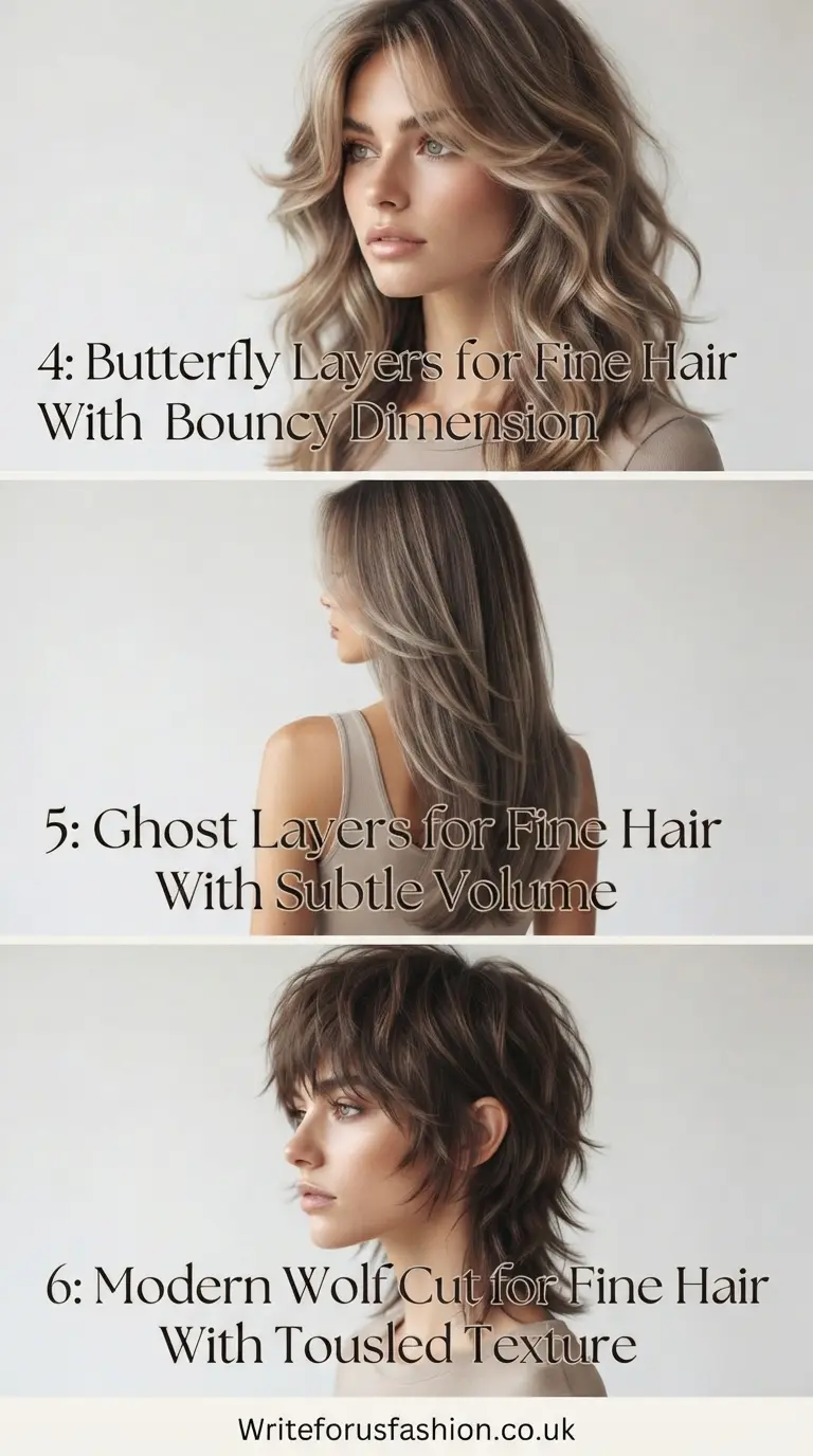 20 Bouncy Layered Haircuts for Fine Hair That Create Gorgeous Movement 3 Layered Haircuts for Fine Hair part2