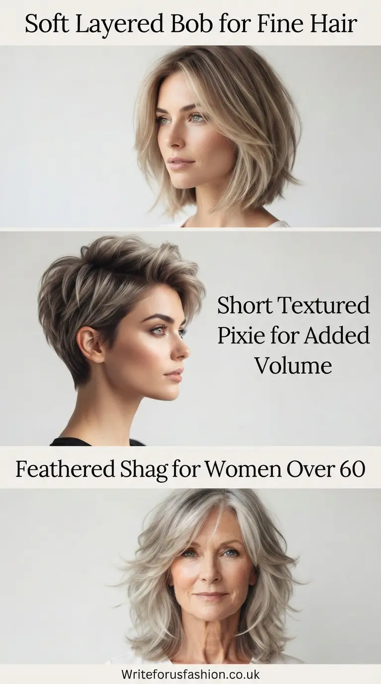 20 Flattering Layered Haircuts for Women Over 60 With Thin Hair 2 Layered Haircuts for Women Over 60 part1