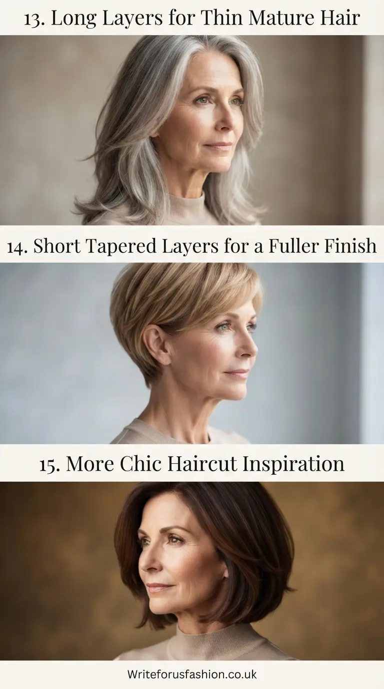 20 Flattering Layered Haircuts for Women Over 60 With Thin Hair 6 Layered Haircuts for Women Over 60 part5