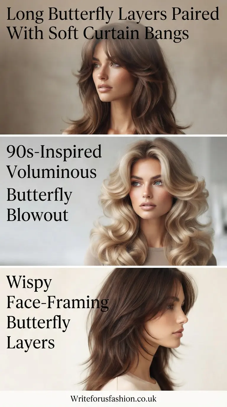 20 Gorgeous Long Butterfly Layer Hairstyles for Fine Hair 2 Long Butterfly Layer Hairstyles part1
