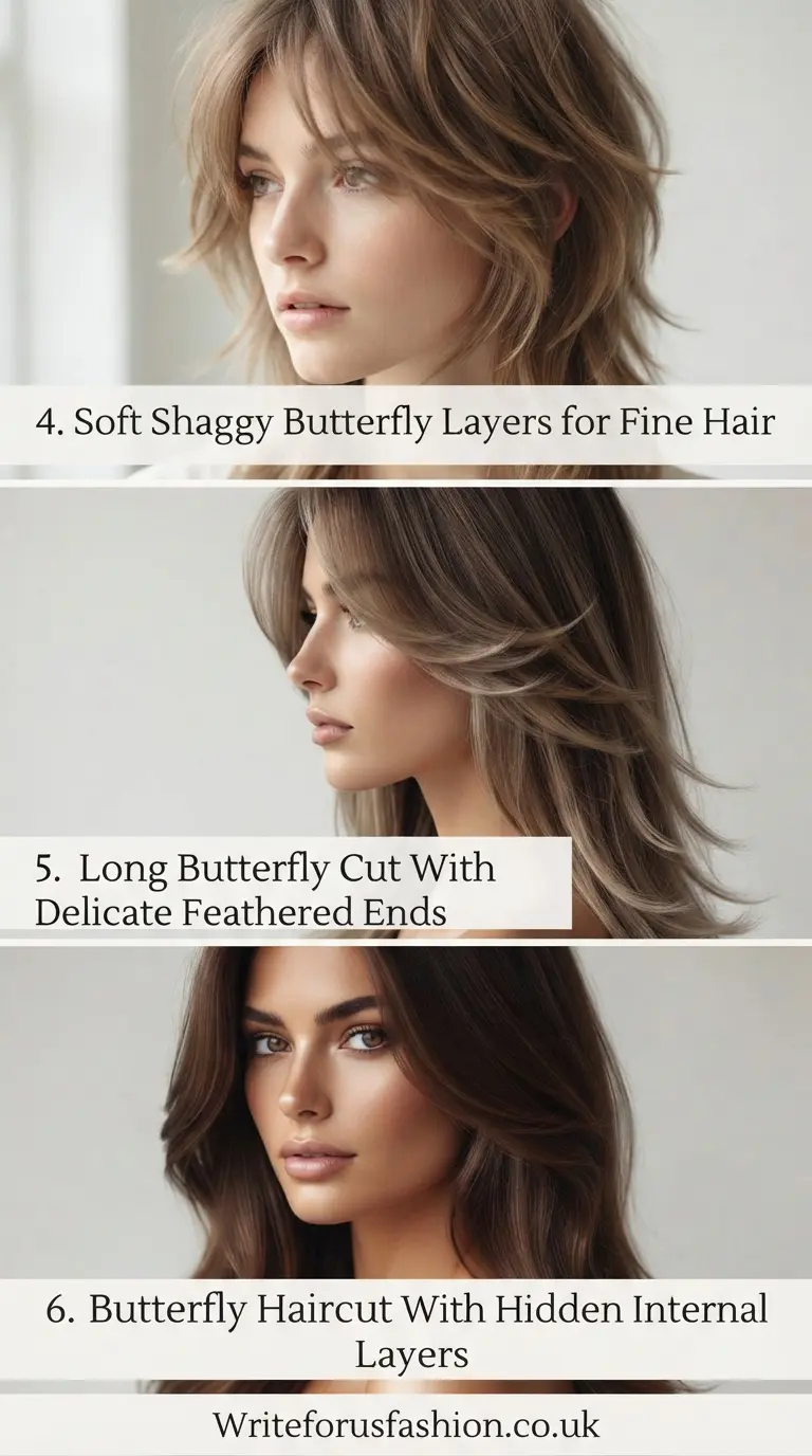 20 Gorgeous Long Butterfly Layer Hairstyles for Fine Hair 3 Long Butterfly Layer Hairstyles part2