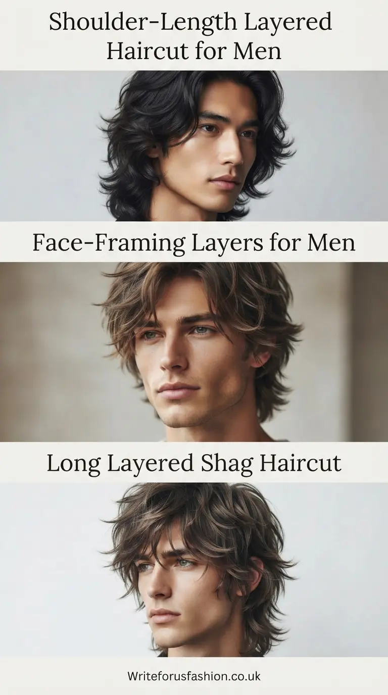 20 Distinguished Long Layers Haircut Ideas for Older Men 2 Long Layers Haircut Ideas part1