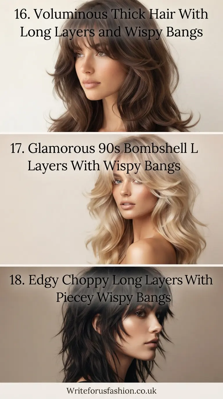  Long Layers With Wispy Bangs for Women  lastpart