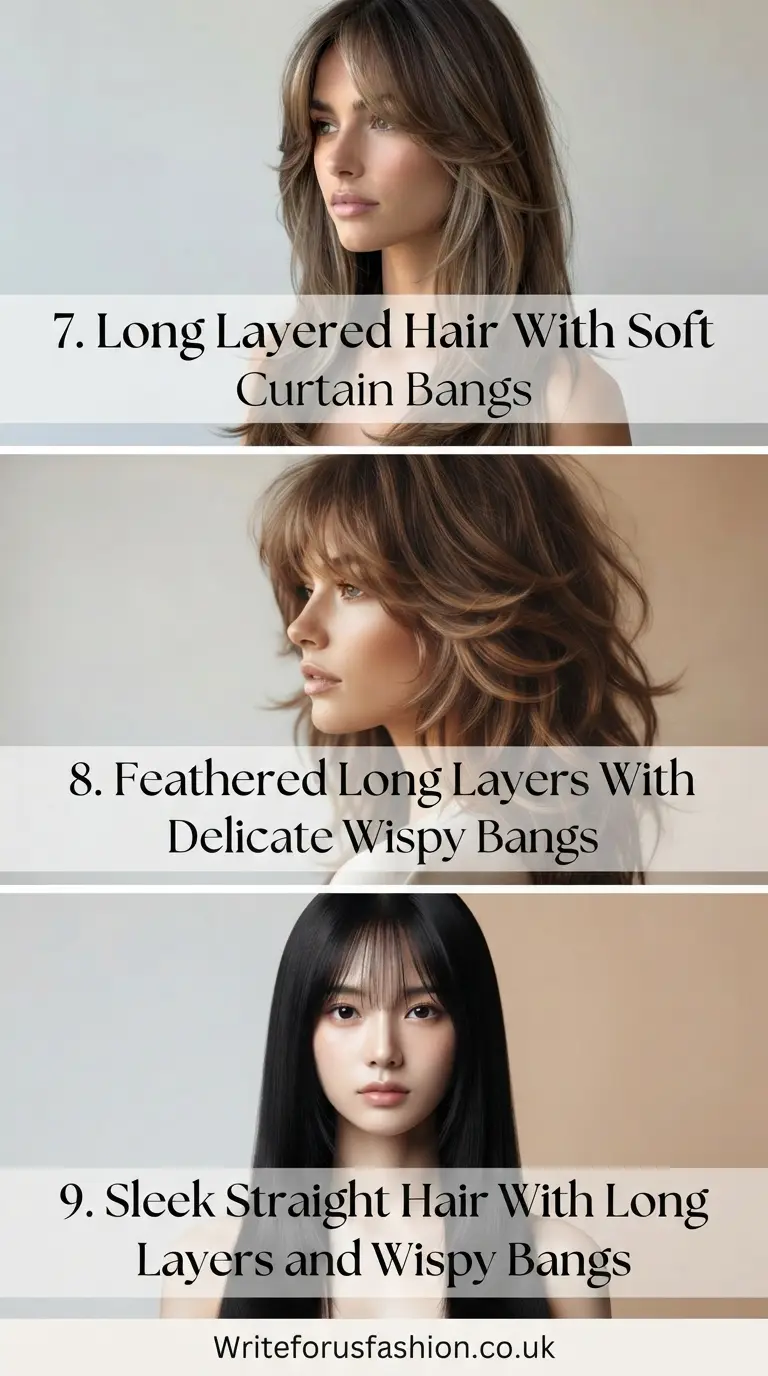  Long Layers With Wispy Bangs for Women part3