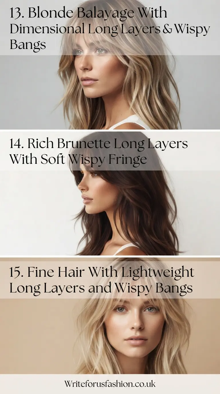  Long Layers With Wispy Bangs for Women  part5