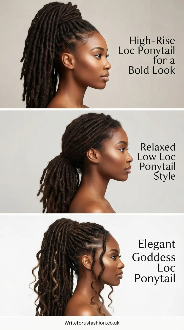 20 Gorgeous Long Loc Ponytail Hairstyles for Women That Make a Statement 2 Long Loc Ponytail Hairstyles part1