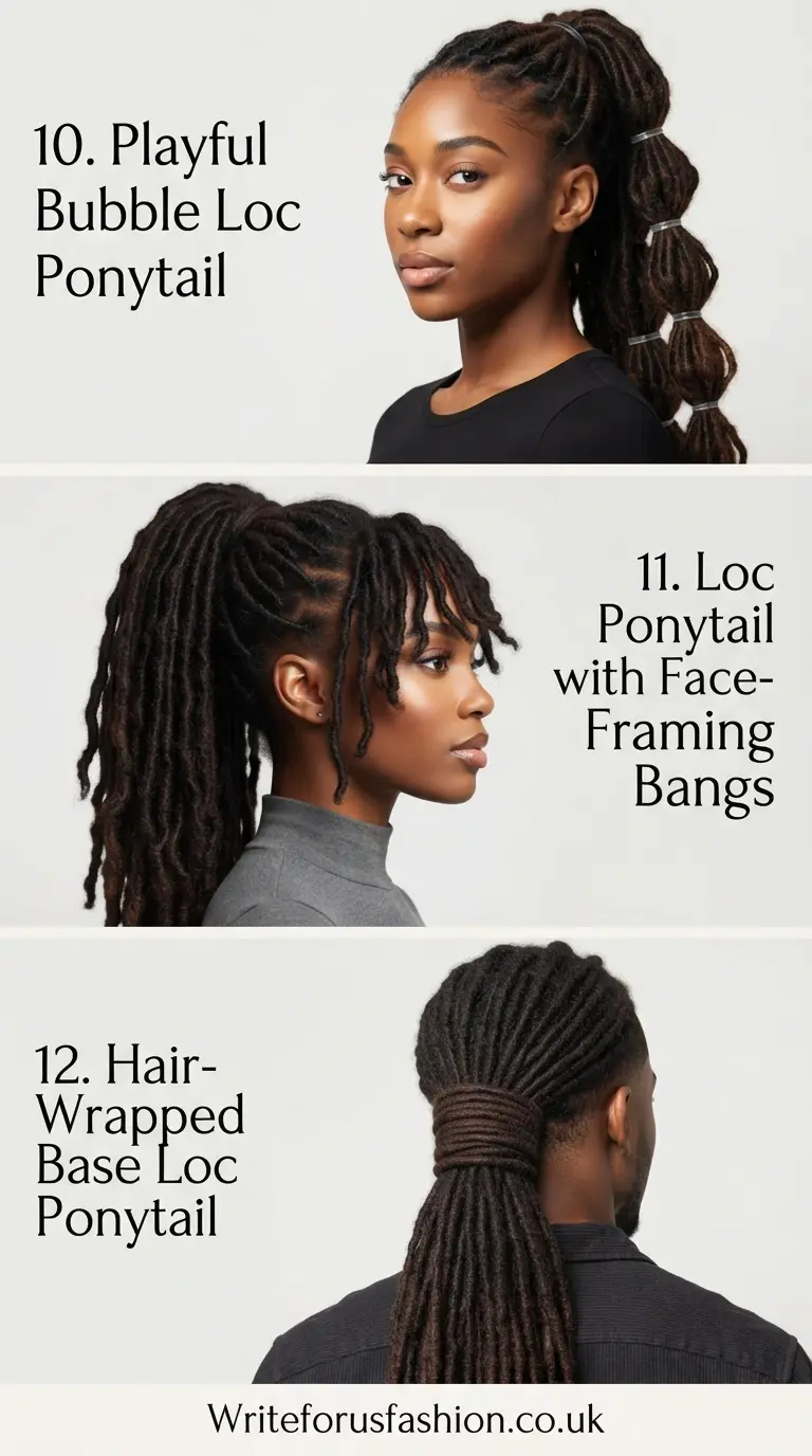 20 Gorgeous Long Loc Ponytail Hairstyles for Women That Make a Statement 5 Long Loc Ponytail Hairstyles part4