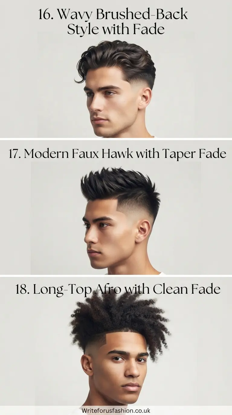 Long Top Short Side Haircut  for Men lastpart
