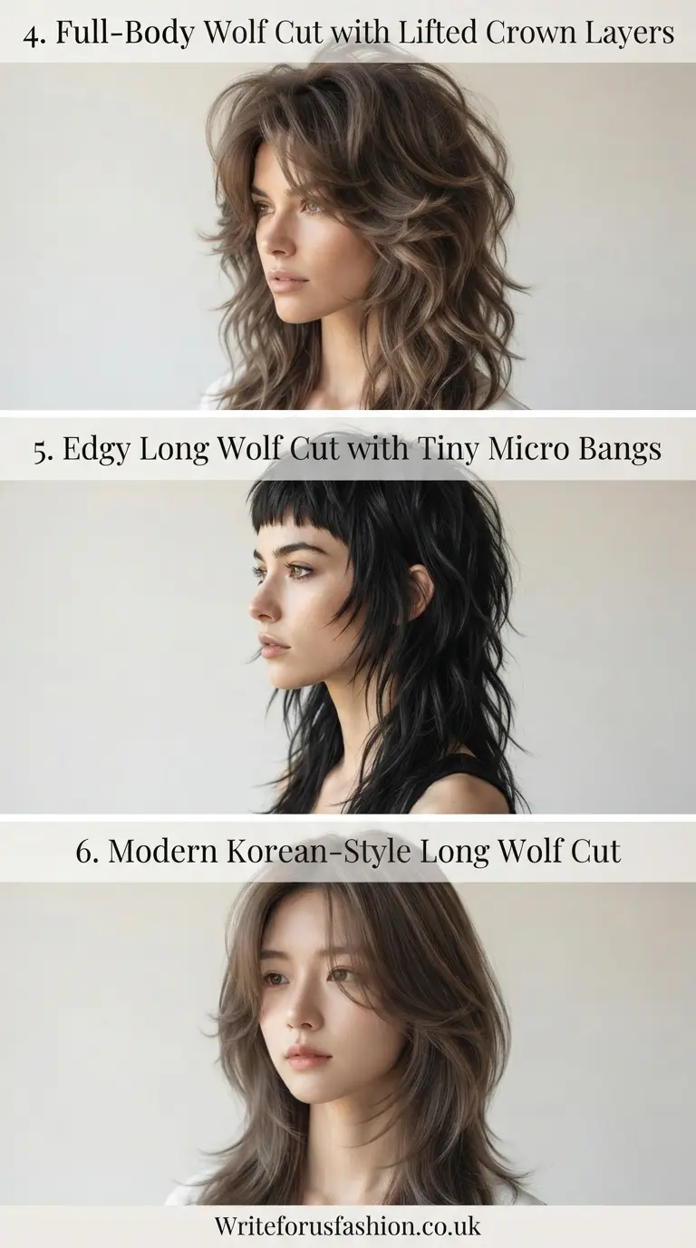 20 Stunning Long Wolf Cut Hairstyles for Fine Hair Women 3 Long Wolf Cut Hairstyles for Fine Hair Women part2