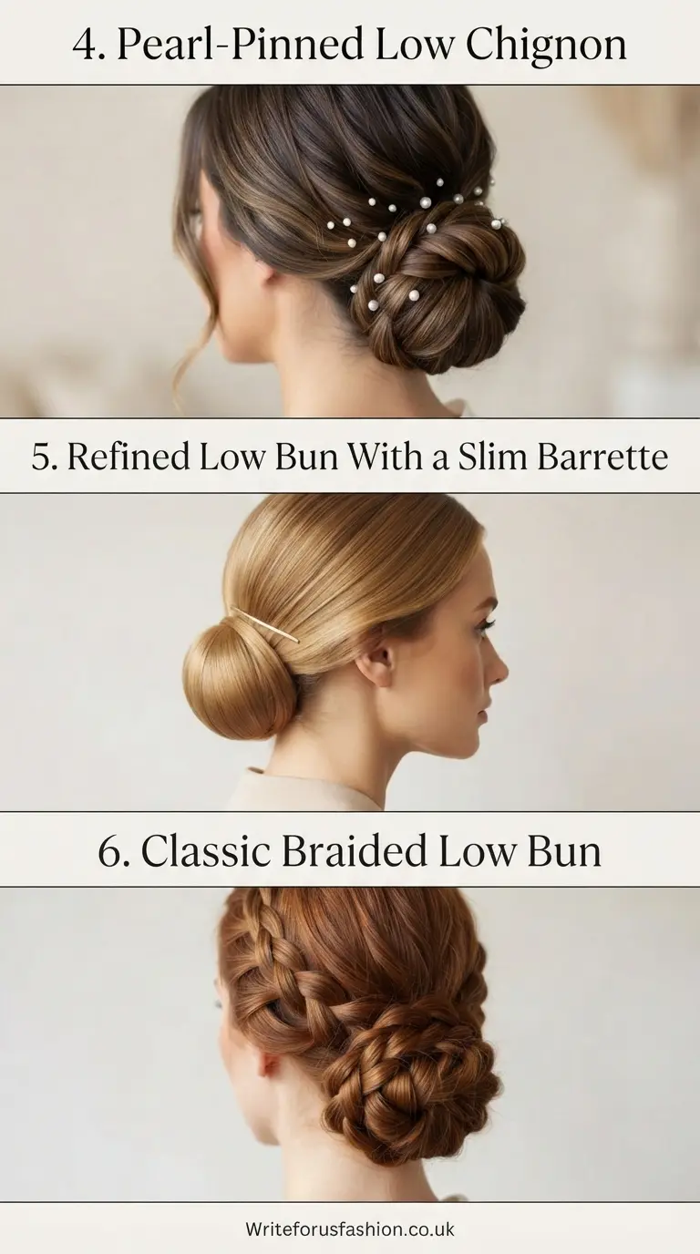 Low Bun Hairstyles for the Mother part2