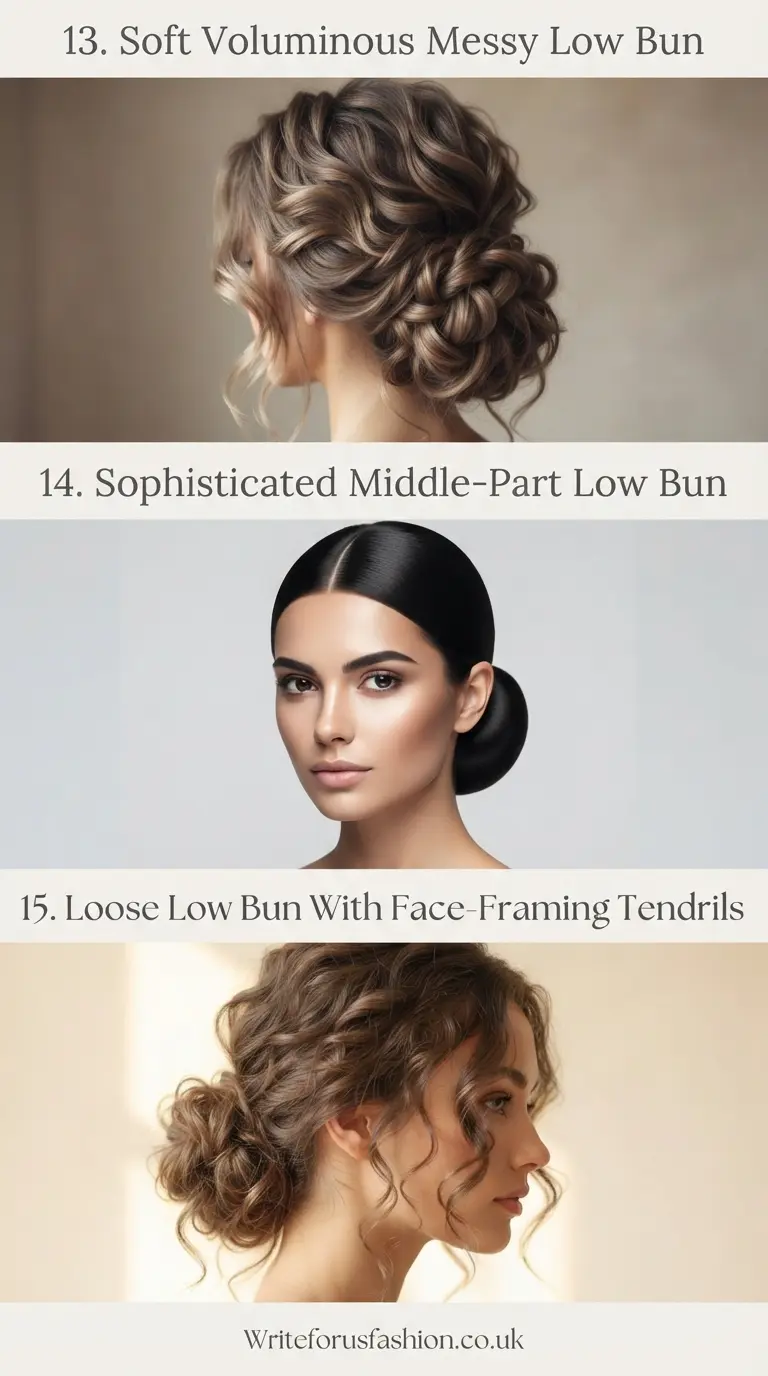 Low Bun Hairstyles for the Mother part5