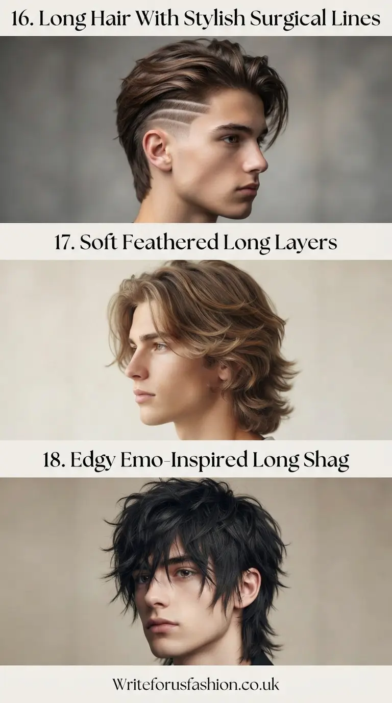 20 Stylish Long Haircuts for Boys With Straight Hair 7 Stylish Long Haircuts for Boys lastpart