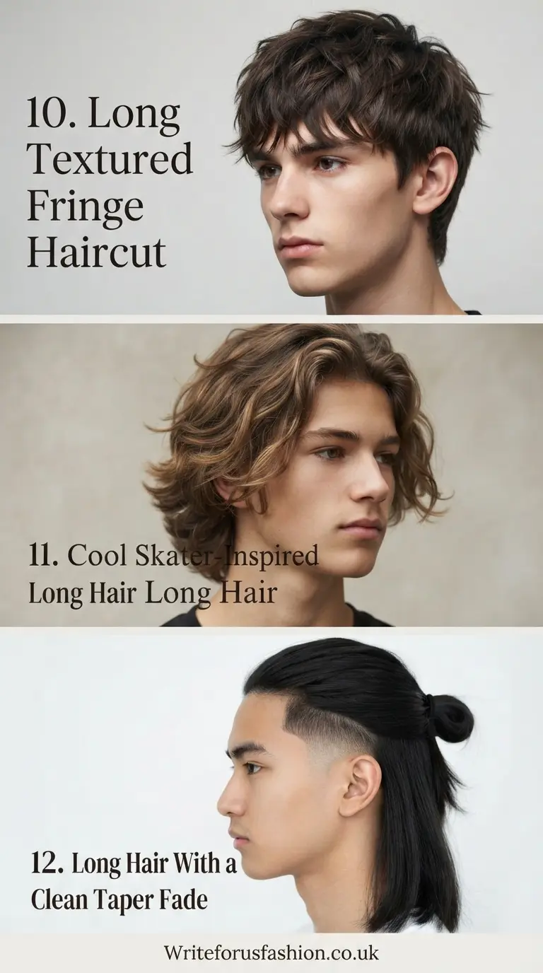 20 Stylish Long Haircuts for Boys With Straight Hair 5 Stylish Long Haircuts for Boys part4