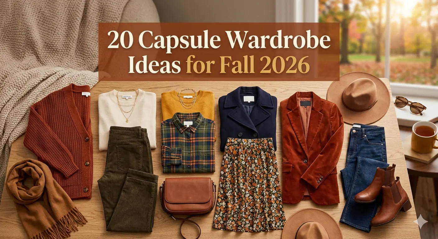 20 Capsule Wardrobe Ideas for Fall 2026