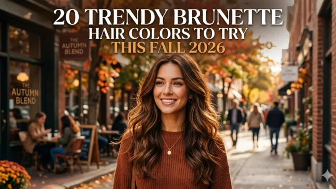 20 Trendy Brunette Hair Colors to Try This Fall 2026