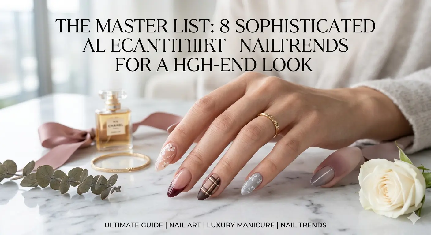 8 Sophisticated Nude Floral Nail Trends for a High-End Look