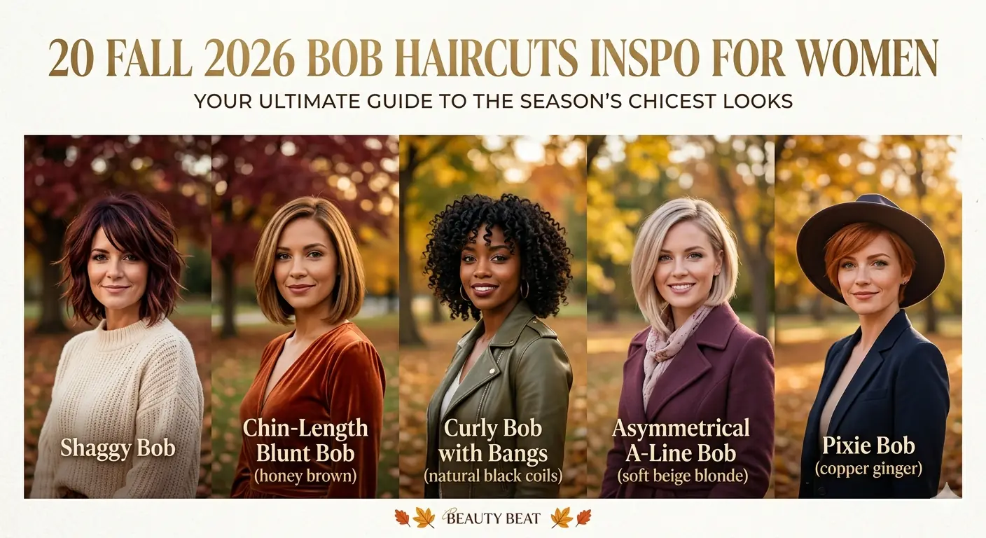 20 Fall 2026 Bob Haircuts Inspo for Women