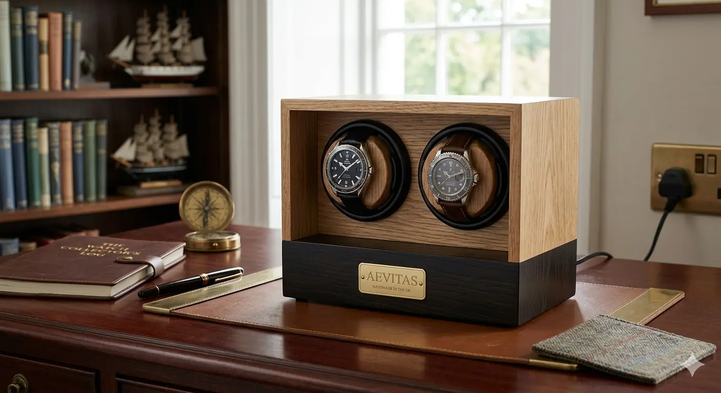 Aevitas Solid Oak Wood Dual Finish Watch Winder Review