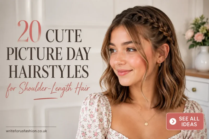 20 Cute Picture Day Hairstyles for Shoulder-Length Hair