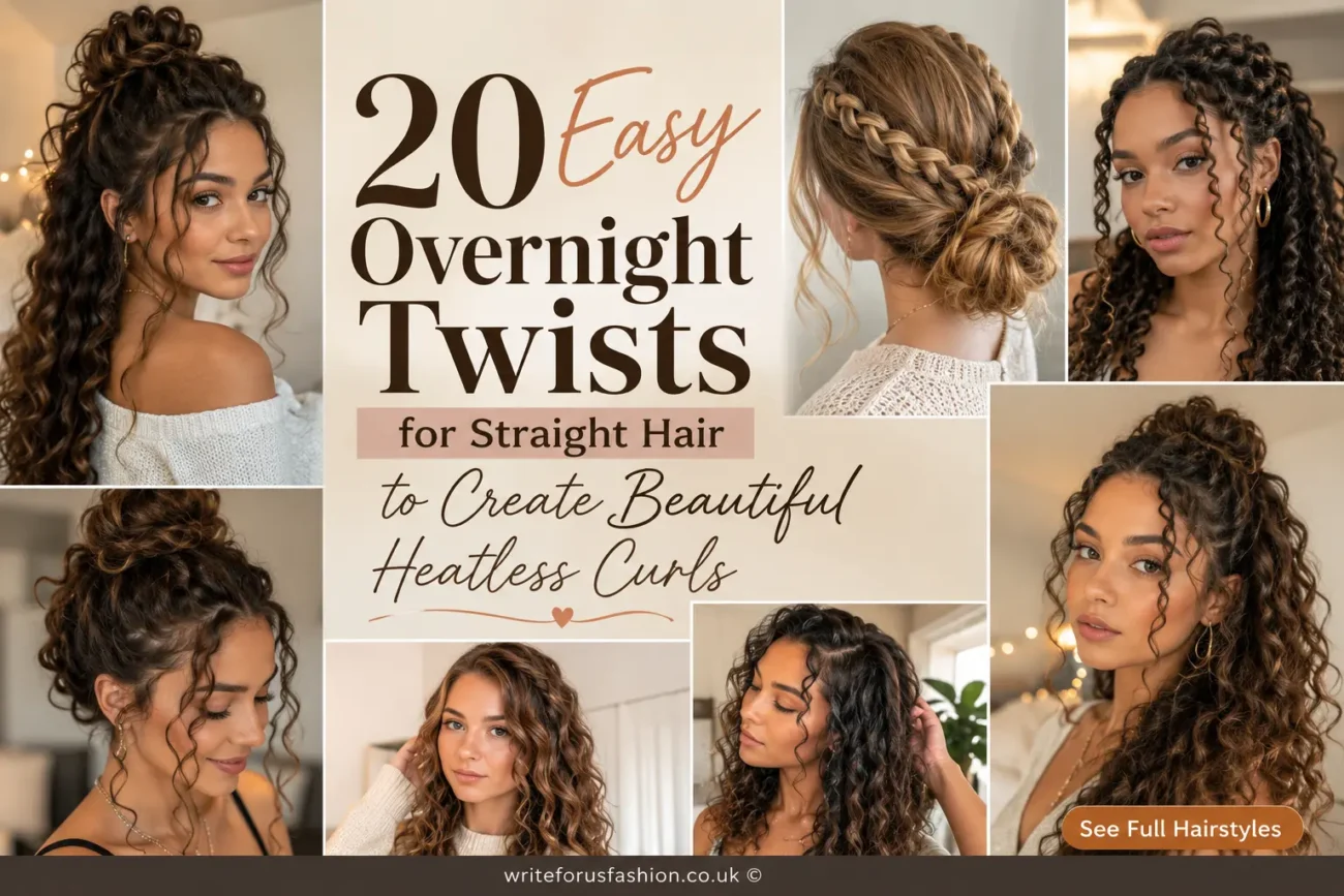 20 Easy Overnight Twists for Straight Hair
