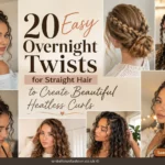 20 Easy Overnight Twists for Straight Hair