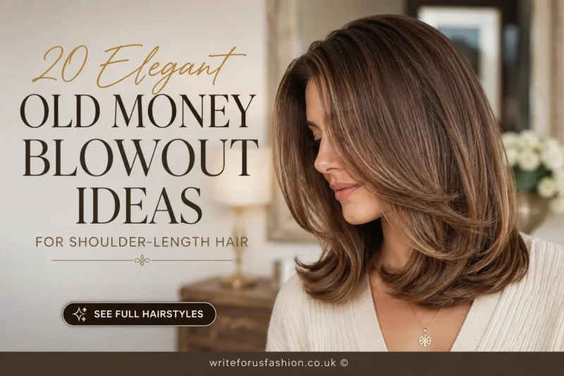 20 Elegant Old Money Blowout Ideas for Shoulder-Length Hair