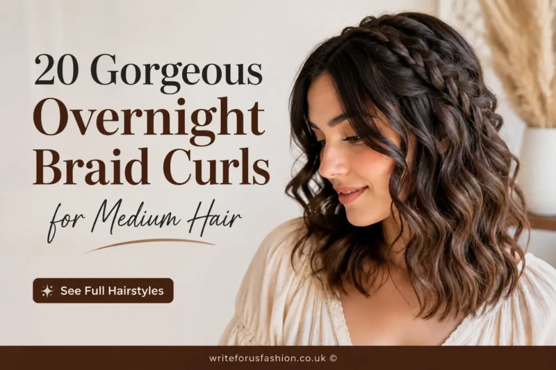 20 Gorgeous Overnight Braid Curls for Medium Hair