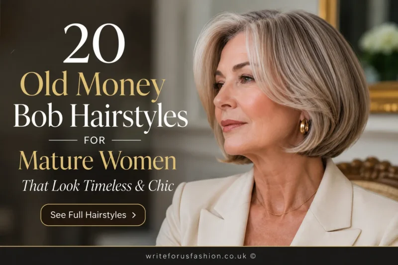 20 Old Money Bob Hairstyles for Mature Women That Look Timeless & Chic