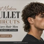 Best Modern Mullet Haircuts for Wavy Hair Men