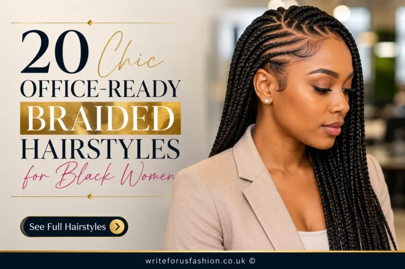 20 Chic Office-Ready Braided Hairstyles for Black Women