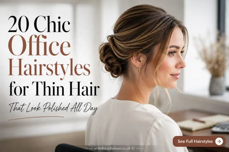 20 Chic Office Hairstyles for Thin Hair That Look Polished All Day