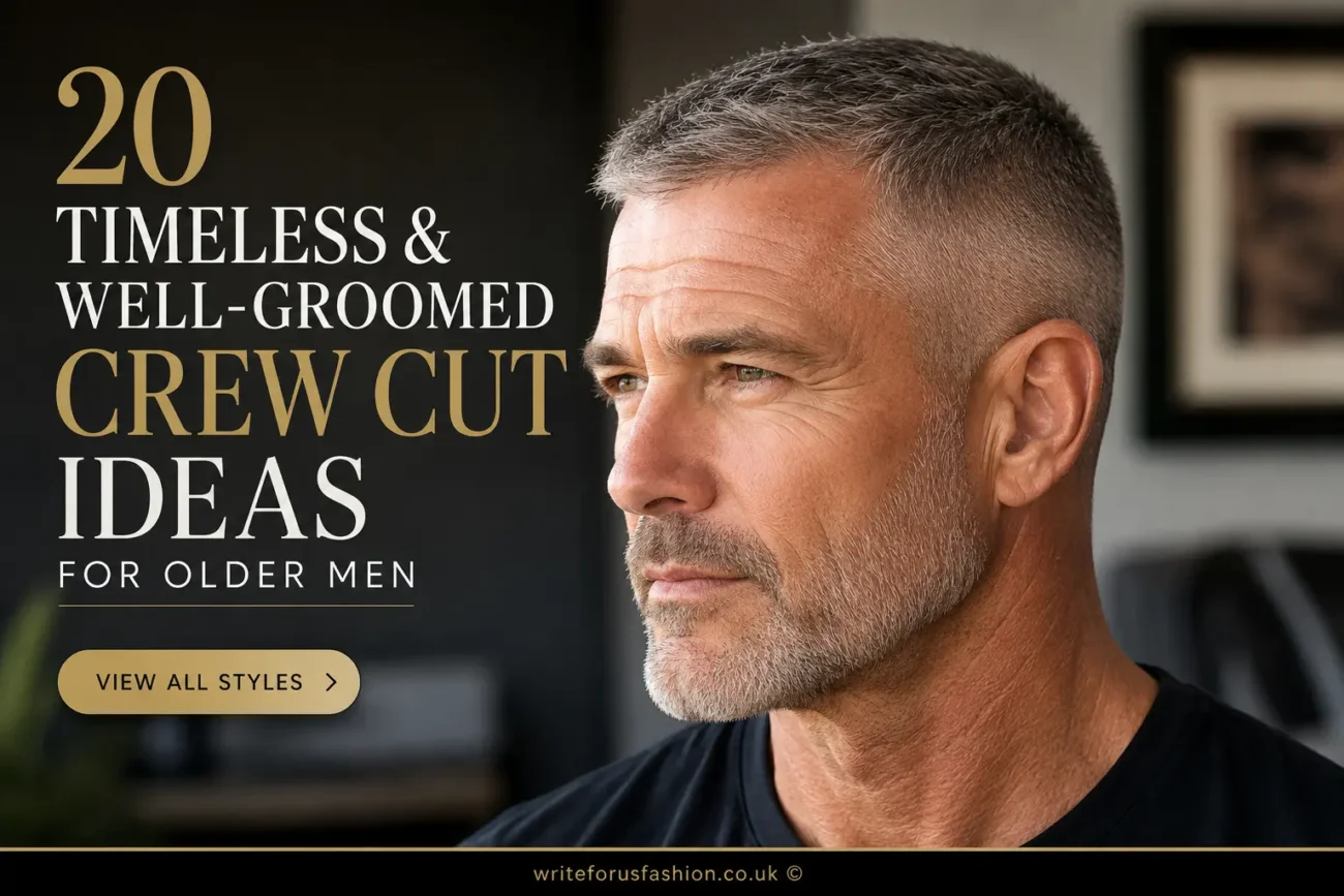 Crew Cut Ideas for Older Men