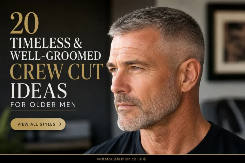 20 Timeless & Well-Groomed Crew Cut Ideas for Older Men