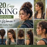 Hiking Hairstyles for Women With Curly Hair