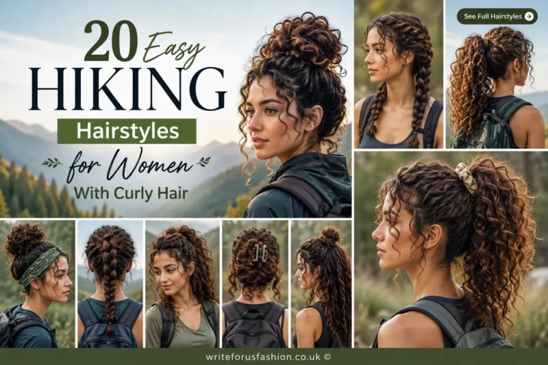 20 Easy Hiking Hairstyles for Women With Curly Hair