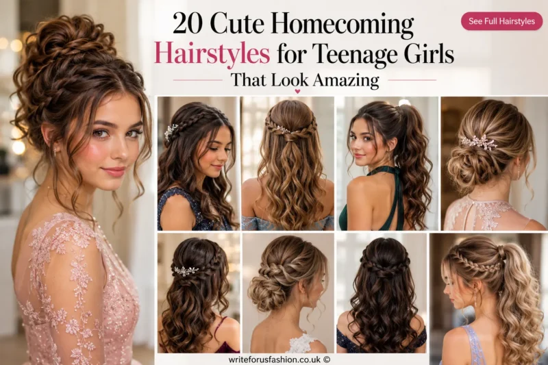 20 Cute Homecoming Hairstyles for Teenage Girls That Look Amazing