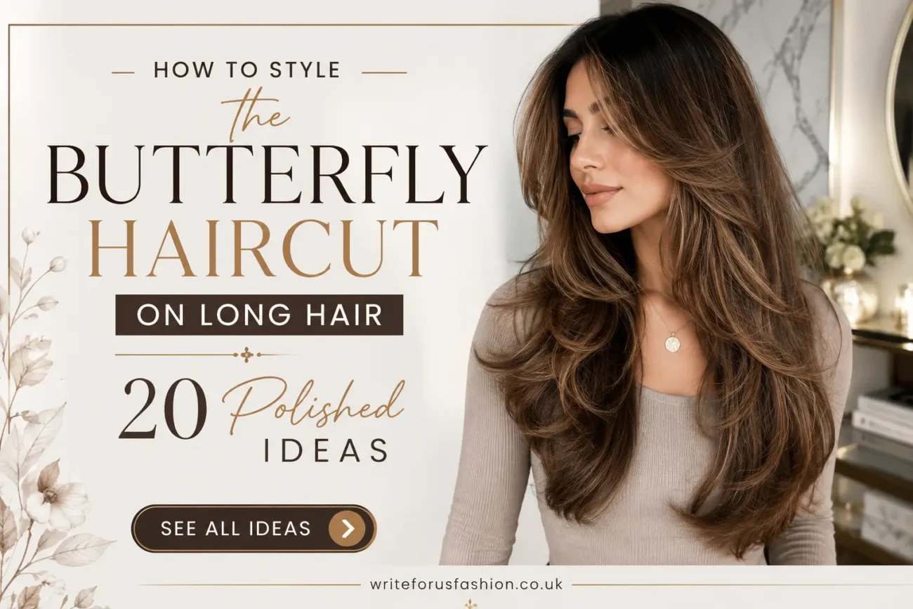 How to Style the Butterfly Haircut on Long Hair
