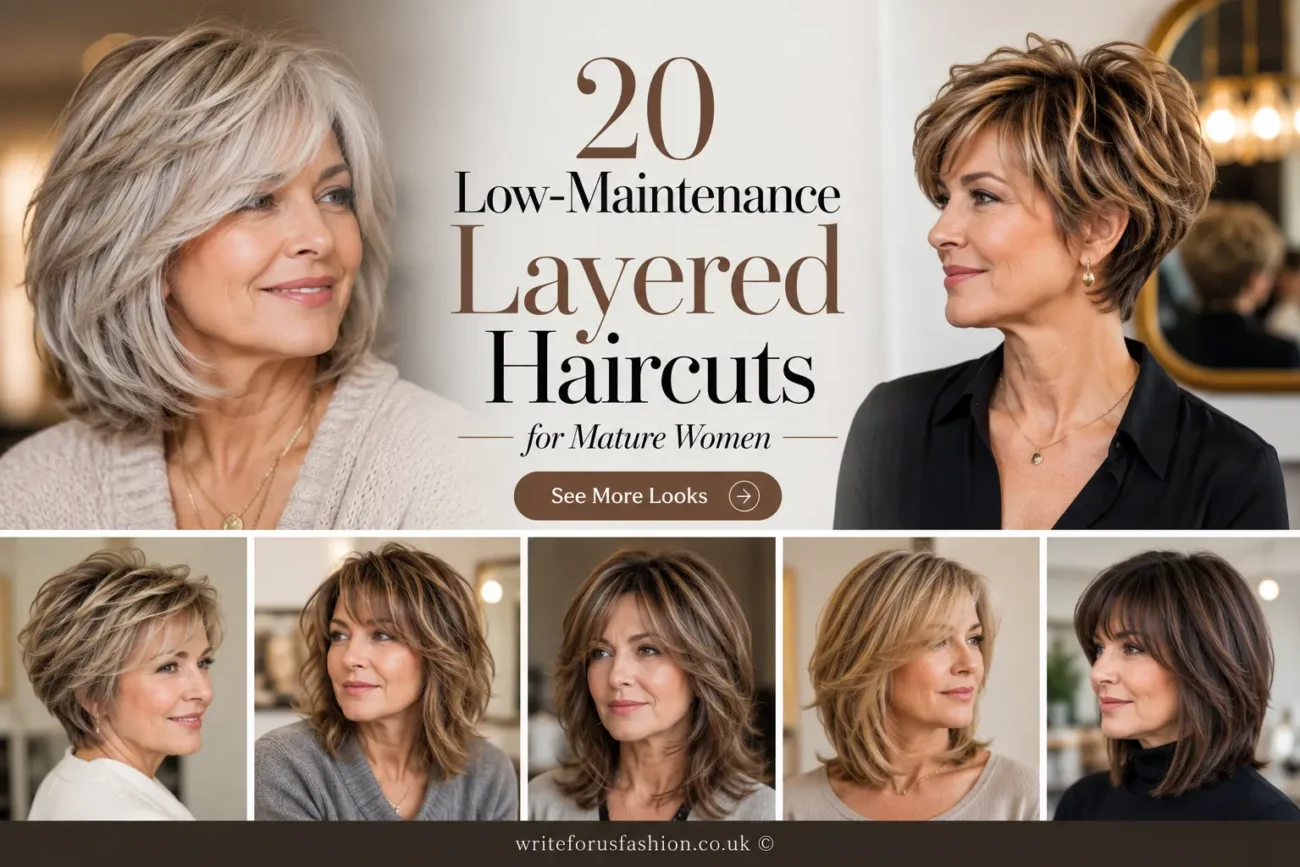 Layered Haircuts for Mature Women