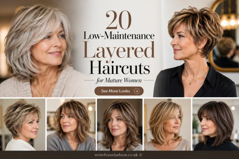 20 Low-Maintenance Layered Haircuts for Mature Women