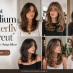 Medium Butterfly Haircut with Curtain Bangs Ideas