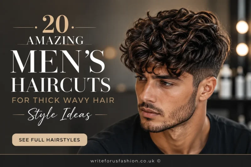 20 Amazing Men’s Haircuts for Thick Wavy Hair Style Ideas