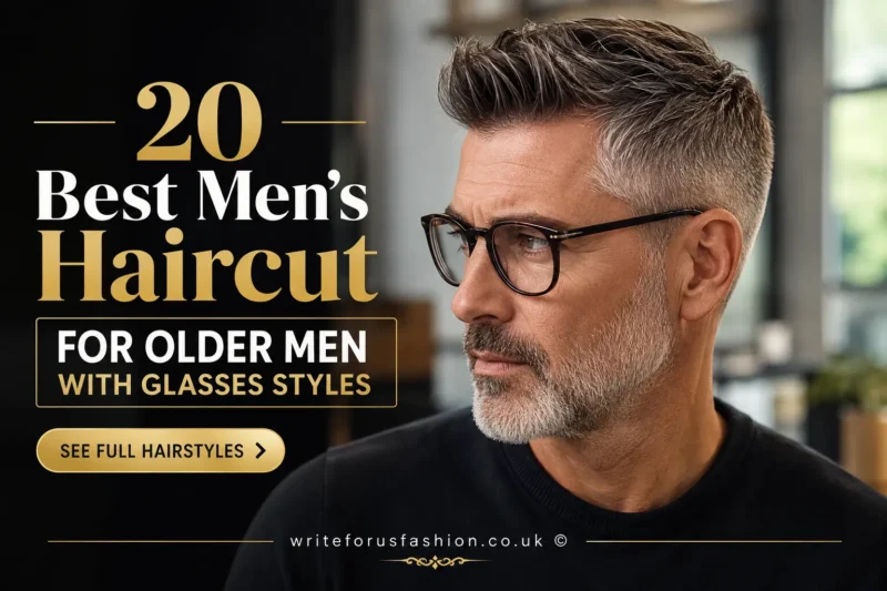 20 Best Men’s Haircut for Older Men with Glasses Styles