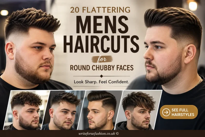 20 Flattering Mens Haircuts for Round Chubby Faces