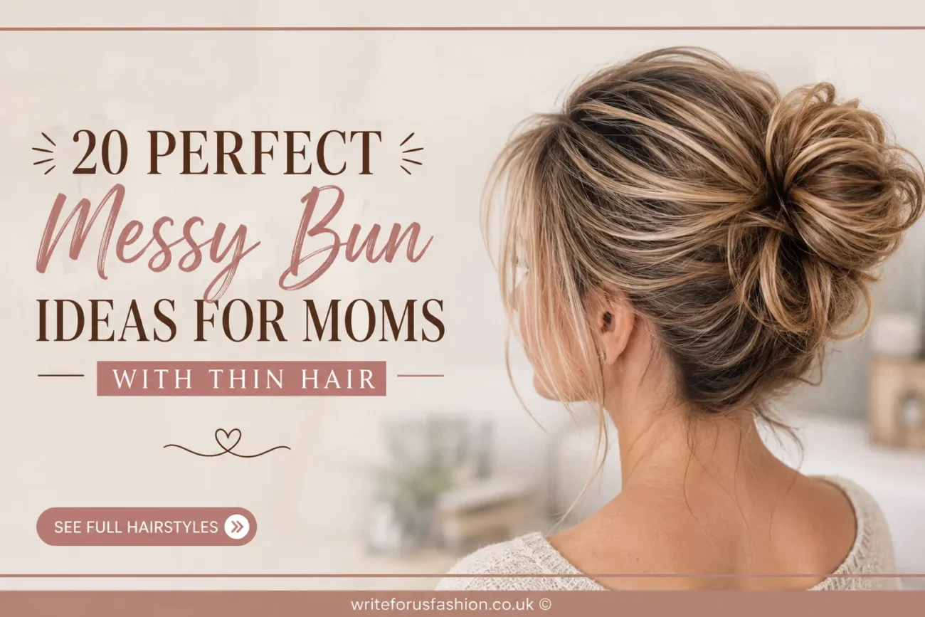 Messy Bun Ideas for Moms With Thin Hair