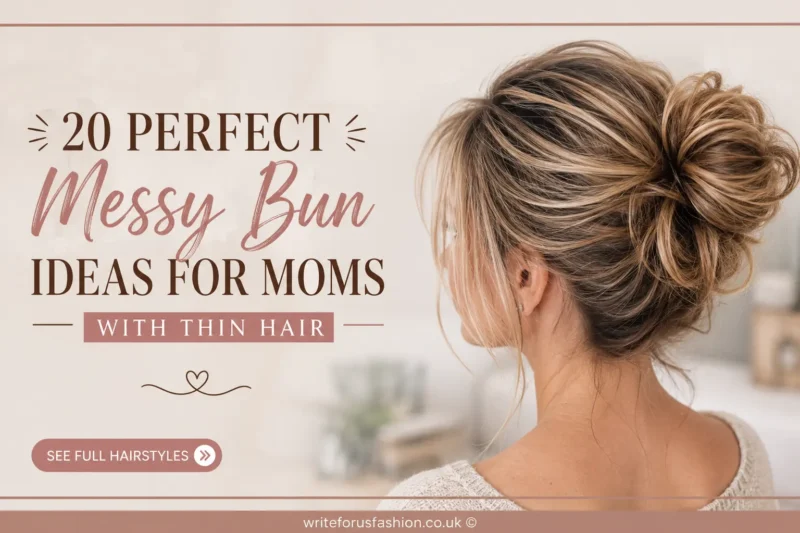 20 Perfect Messy Bun Ideas for Moms With Thin Hair